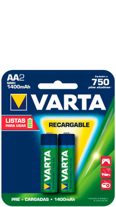 Pilas recargable AA2